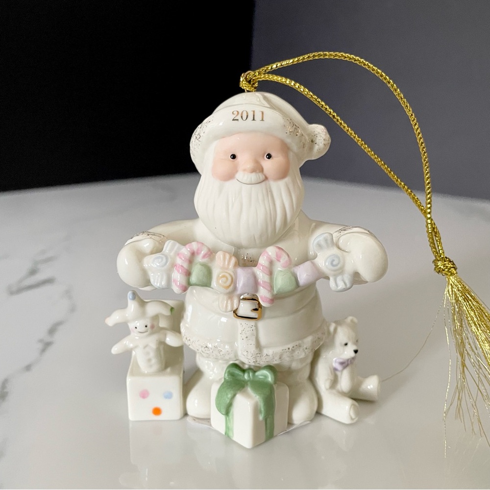 Santa Ornament - The Wonder of Christmas - by Lenox